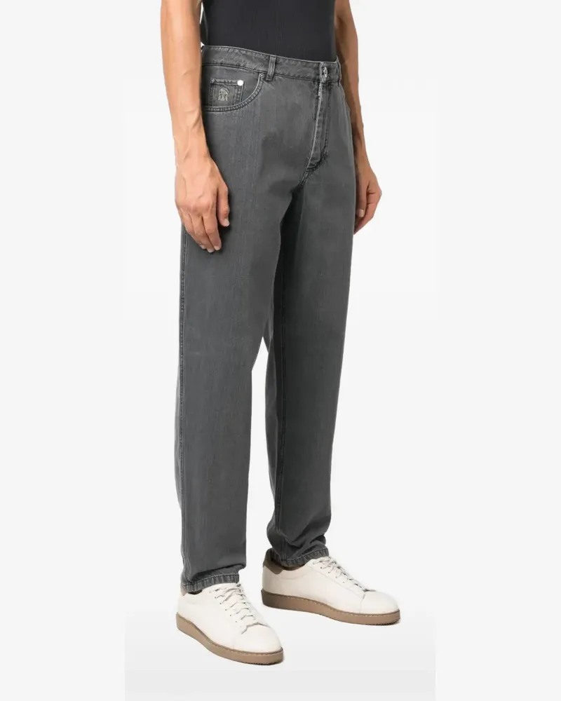 Brunello Cucinelli straight-leg jeans - Grau Grau