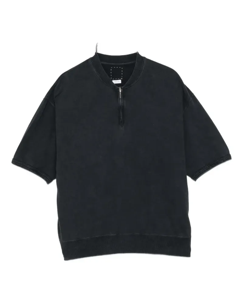 Visvim Mondo zipped T-shirt - Grau Grau