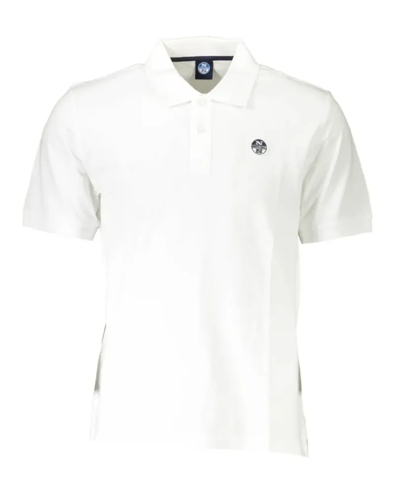 North Sails Poloshirt mit kurzen Ärmeln - Weiß Weiß