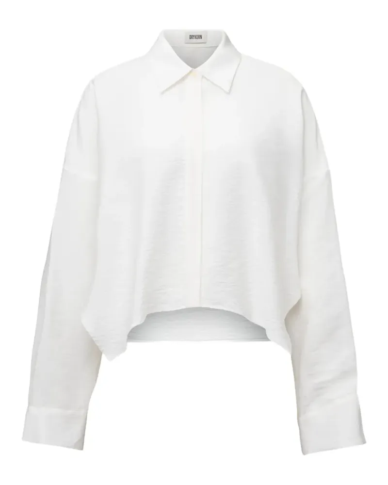 Drykorn Geknöpftes Oshia Hemd - Weiß Weiß