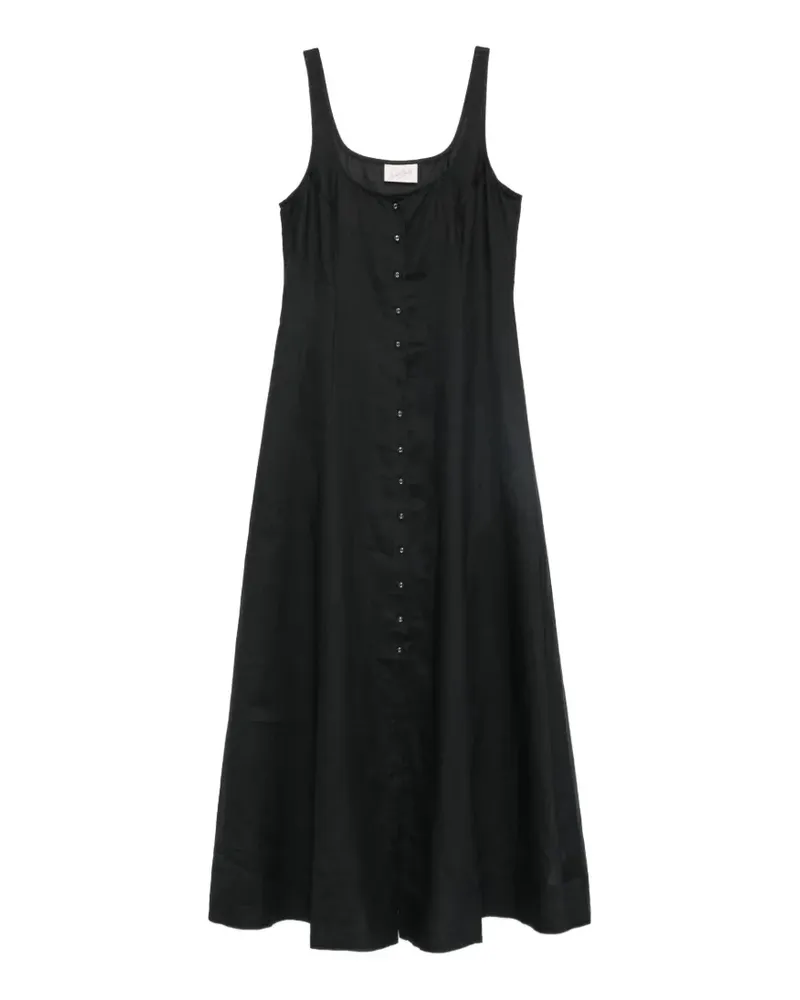 MC2 Saint Barth Mina sleeveless midi dress - Schwarz Schwarz