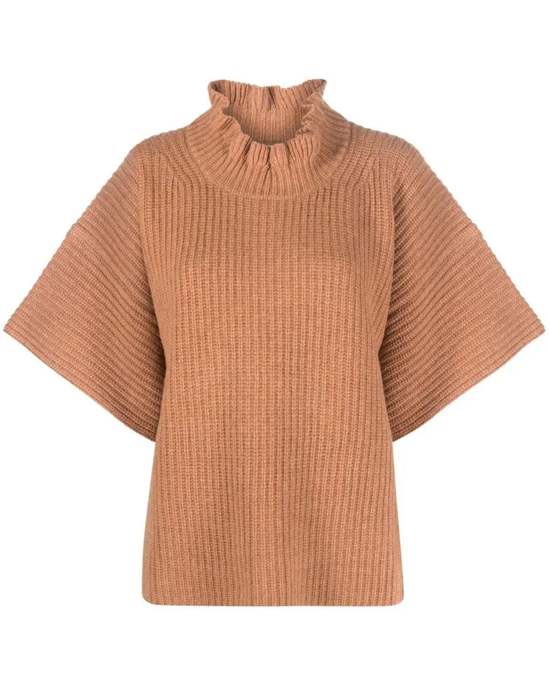 See by Chloé Klassischer Rollkragenpullover Nude