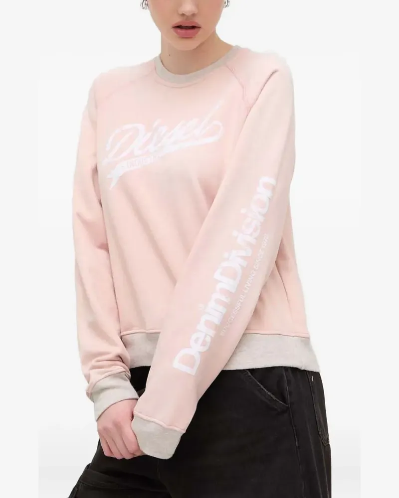 Diesel Sweatshirt mit Rundhalsausschnitt - Rosa Rosa