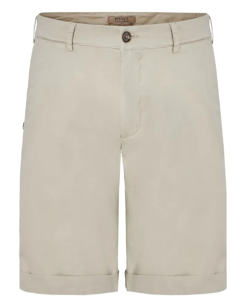 40Weft Shorts mit Umschlag - Nude Nude