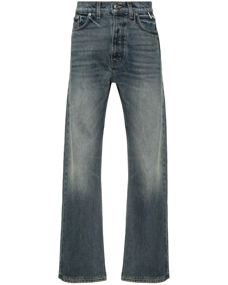 RHUDE Straight-Leg-Jeans im 90s-Style - Blau Blau