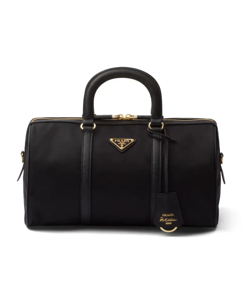 Prada Mittelgroße Re-Edition 1978 Handtasche - Schwarz Schwarz