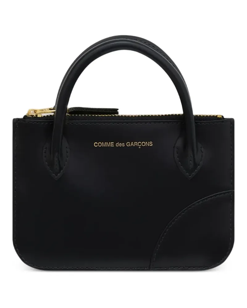 Comme des Garçons Portemonnaie mit Logo-Print - Schwarz Schwarz