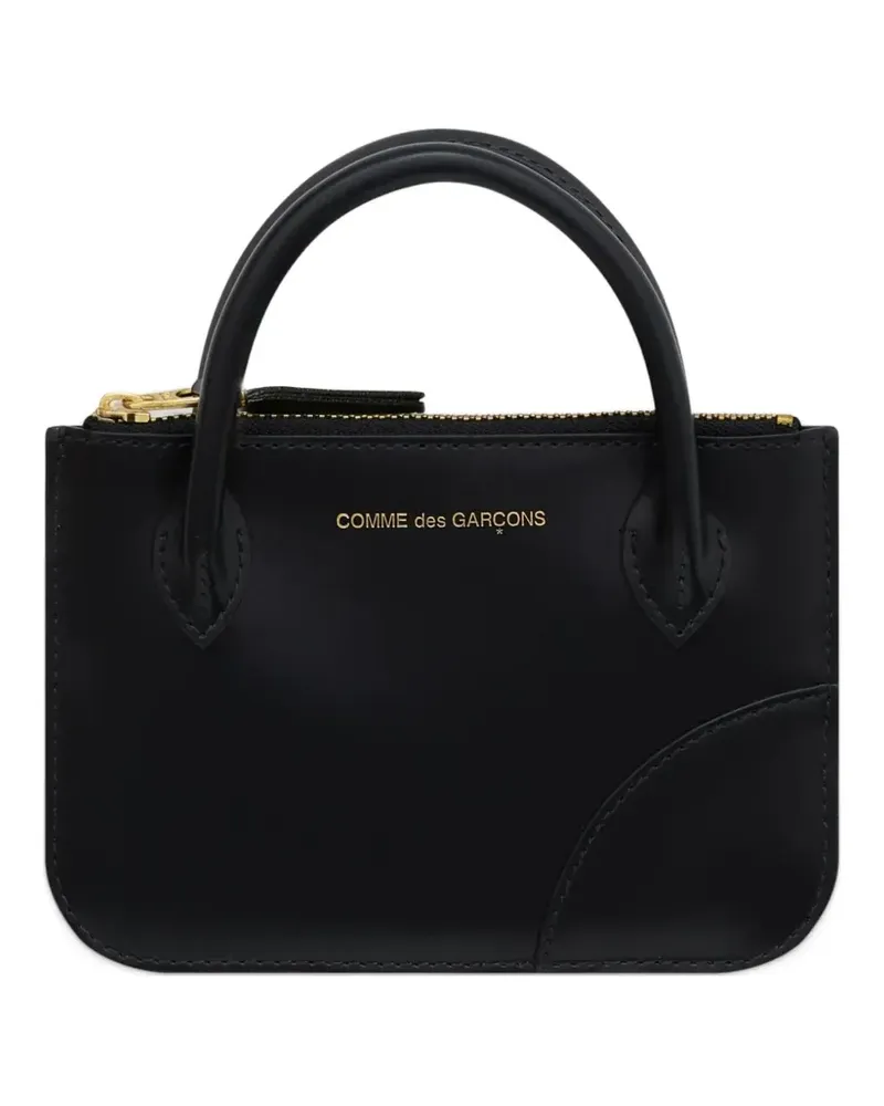 Comme des Garçons logo-print wallet - Schwarz Schwarz