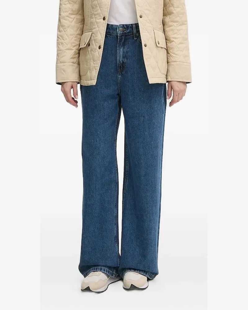 Barbour Jeans mit weitem Bein - Blau Blau