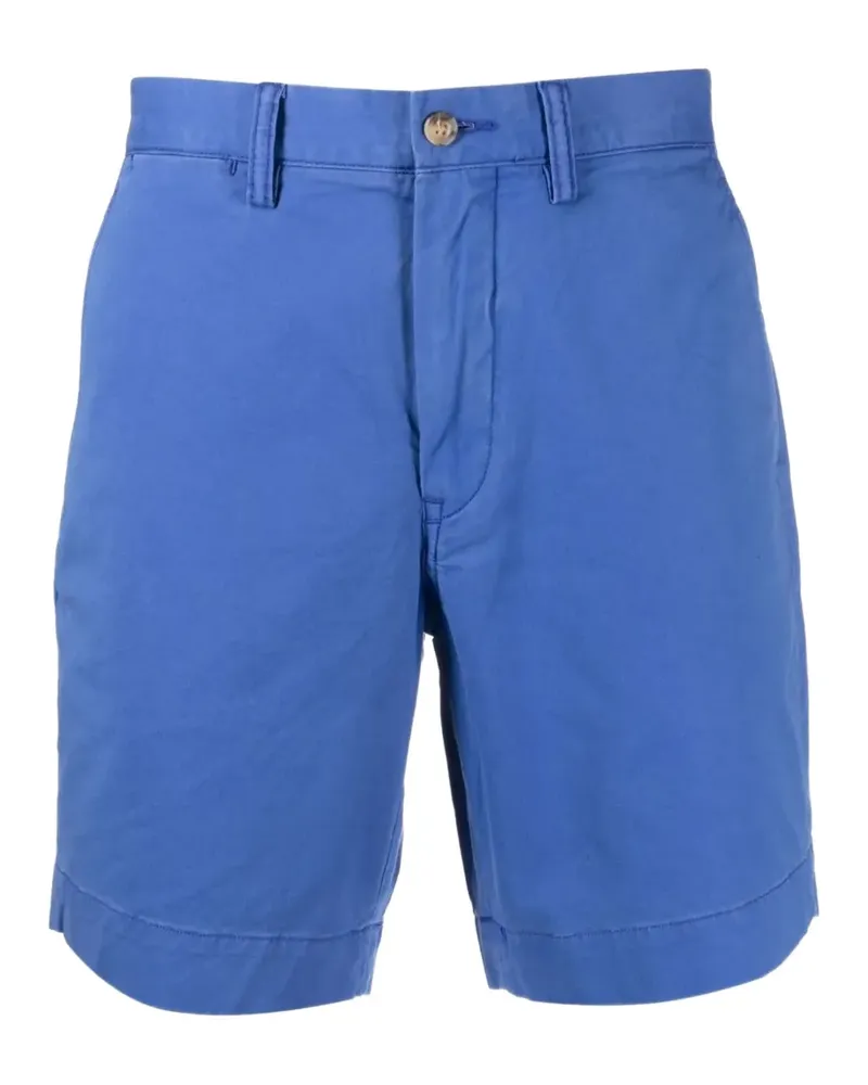 Ralph Lauren Gürtelschlaufen-Shorts mit Knopfverschluss - Blau Blau