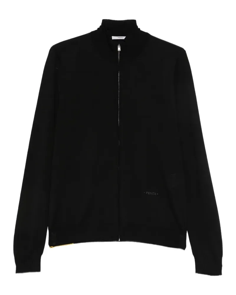 Fendi Pullover mit Stehkragen - Schwarz Schwarz