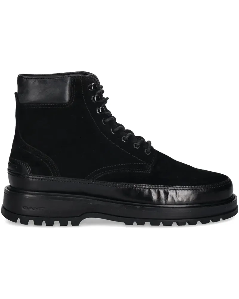 Gant lace-up lug-sole boots - Schwarz Schwarz