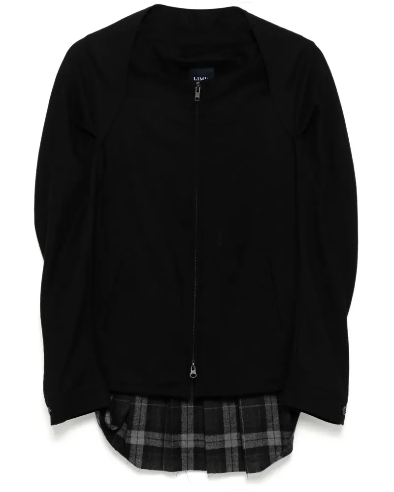 Yohji Yamamoto Jacke mit Einsätzen - Schwarz Schwarz