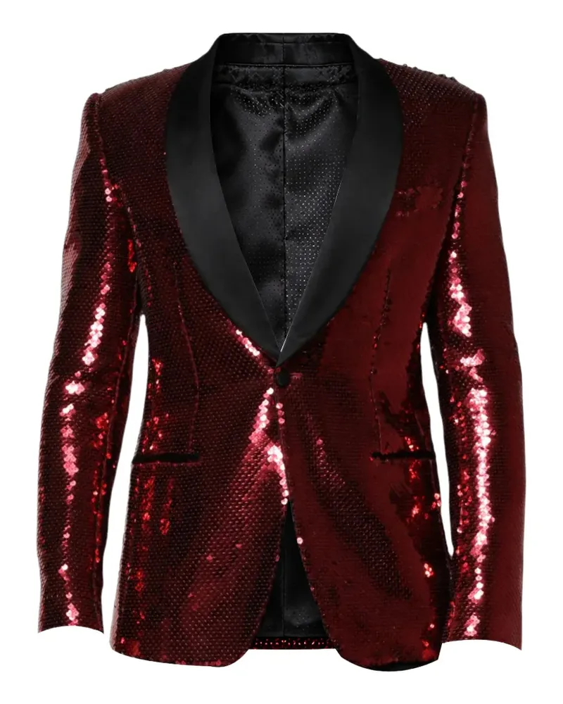 Dolce & Gabbana Sicilia Blazer mit Pailletten - Rot Rot