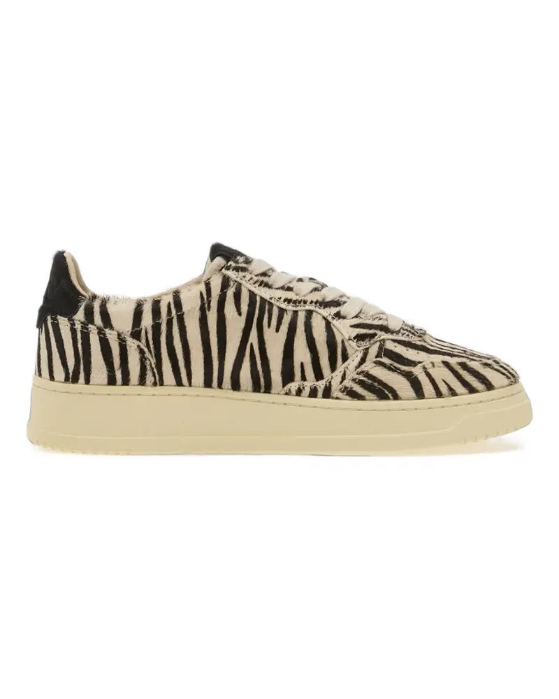AUTRY Medalist Sneakers mit Zebra-Print - Nude Nude
