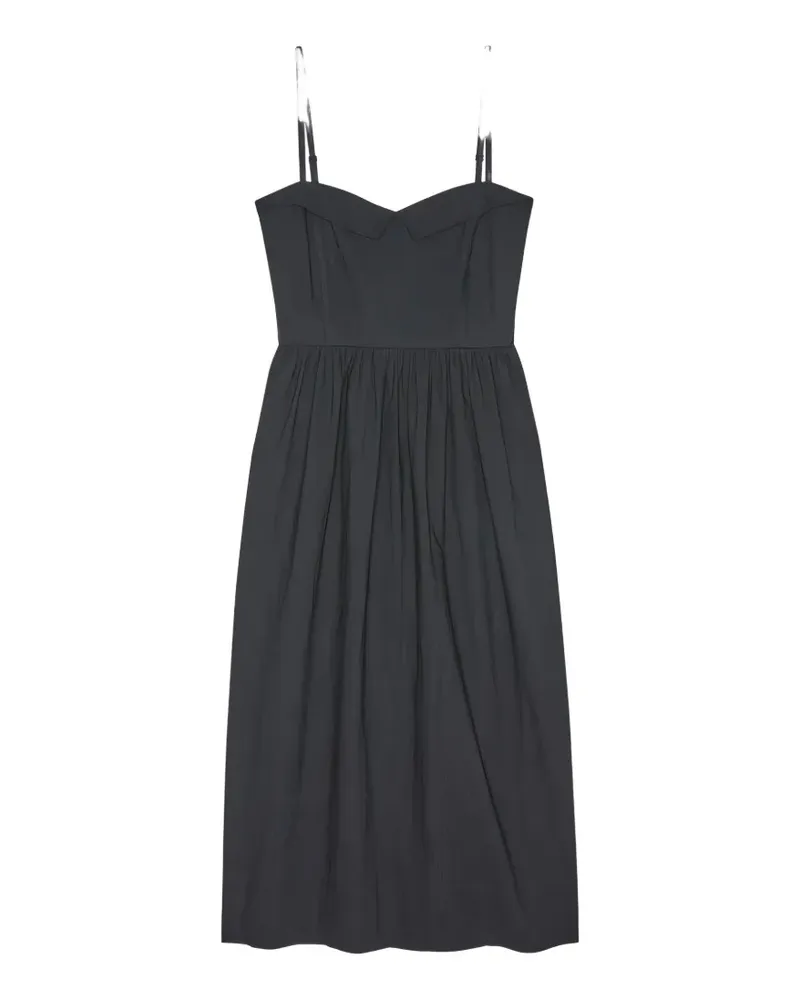 The Great Verse sweetheart-neck midi dress - Schwarz Schwarz