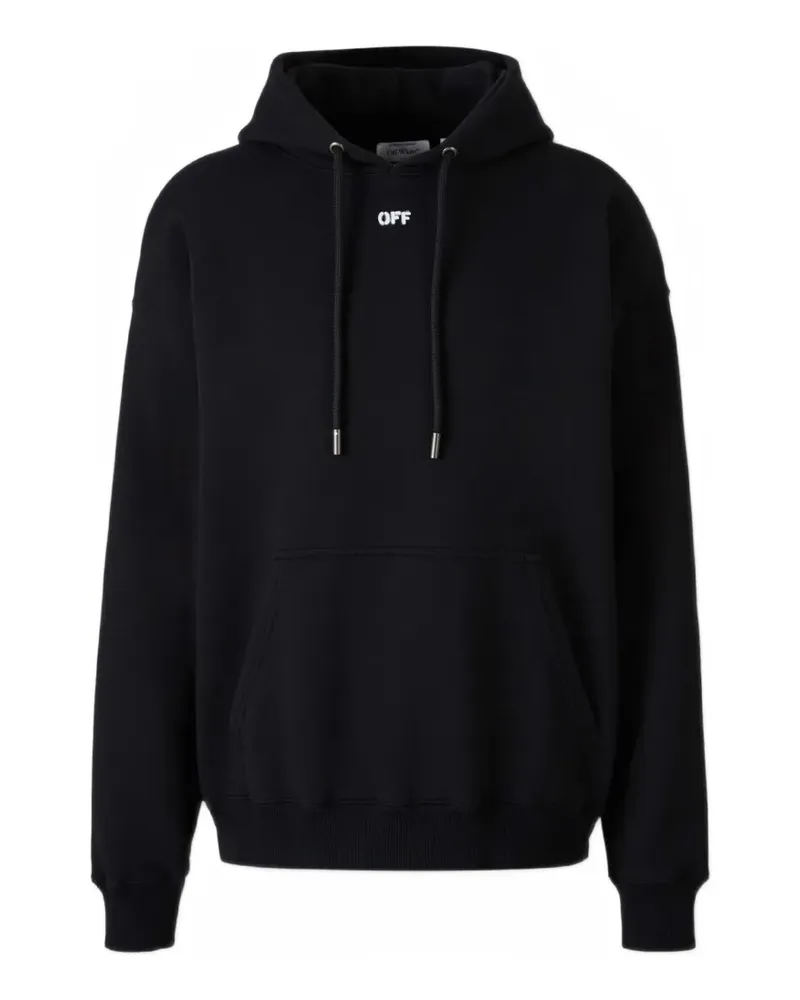 OFF-WHITE Hoodie mit grafischem Print - Schwarz Schwarz