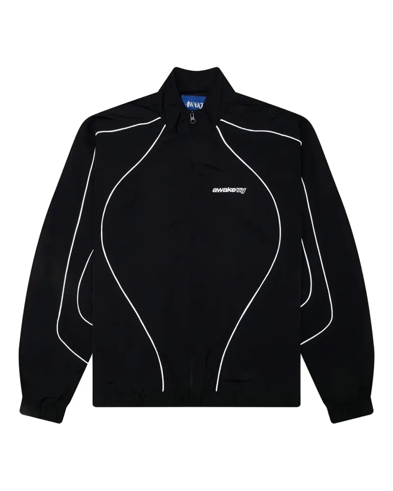 AWAKE NY Les Performance Jacke mit Paspeln - Schwarz Schwarz