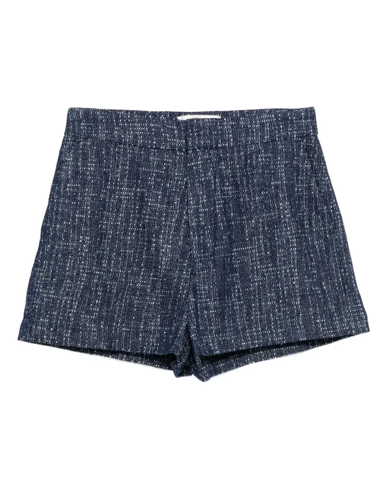 Frame Denim Shorts aus Tweed - Blau Blau