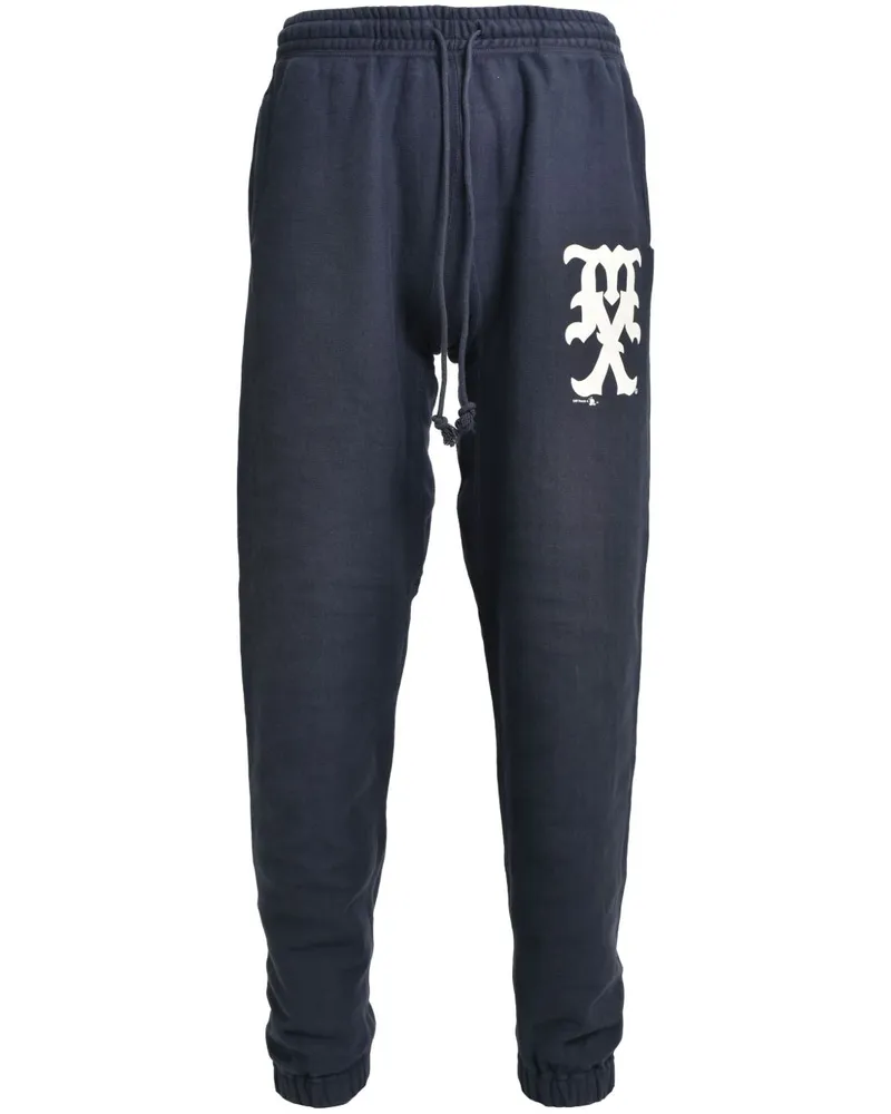SAINT MXXXXXX Jogginghose mit Print - Blau Blau