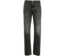 501 Jeans mit geradem Bein - Schwarz