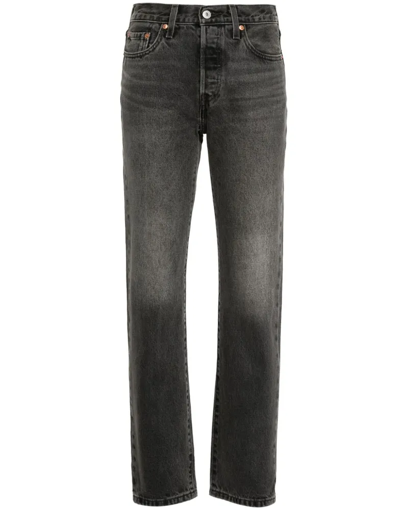 Levi's 501 Jeans mit geradem Bein - Schwarz Schwarz