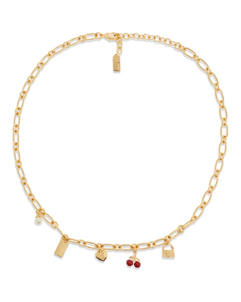 Coach multi-pendant necklace - Gold Gold