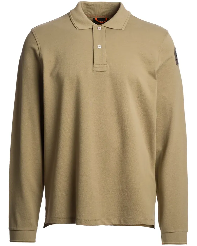 Parajumpers Poloshirt mit Logo-Patch - Braun Braun
