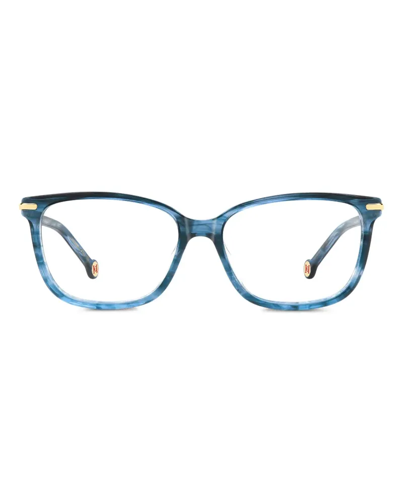 Carolina Herrera New York Brille mit Logo - Blau Blau