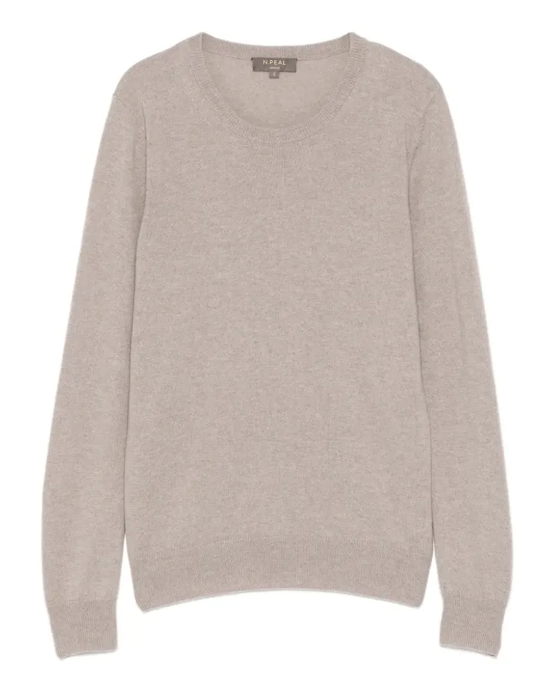 N.Peal Pullover mit Rundhalsausschnitt - Grau Grau