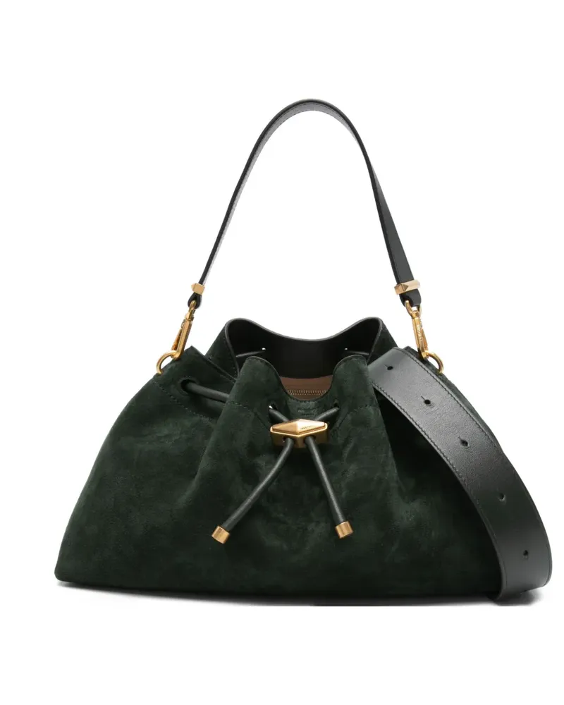 Jimmy Choo Bon Bon suede bucket bag - Grün Grün