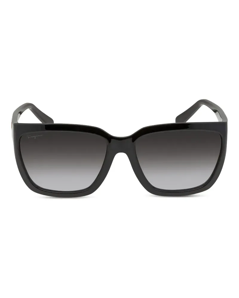 Ferragamo square-frame sunglasses - Schwarz Schwarz