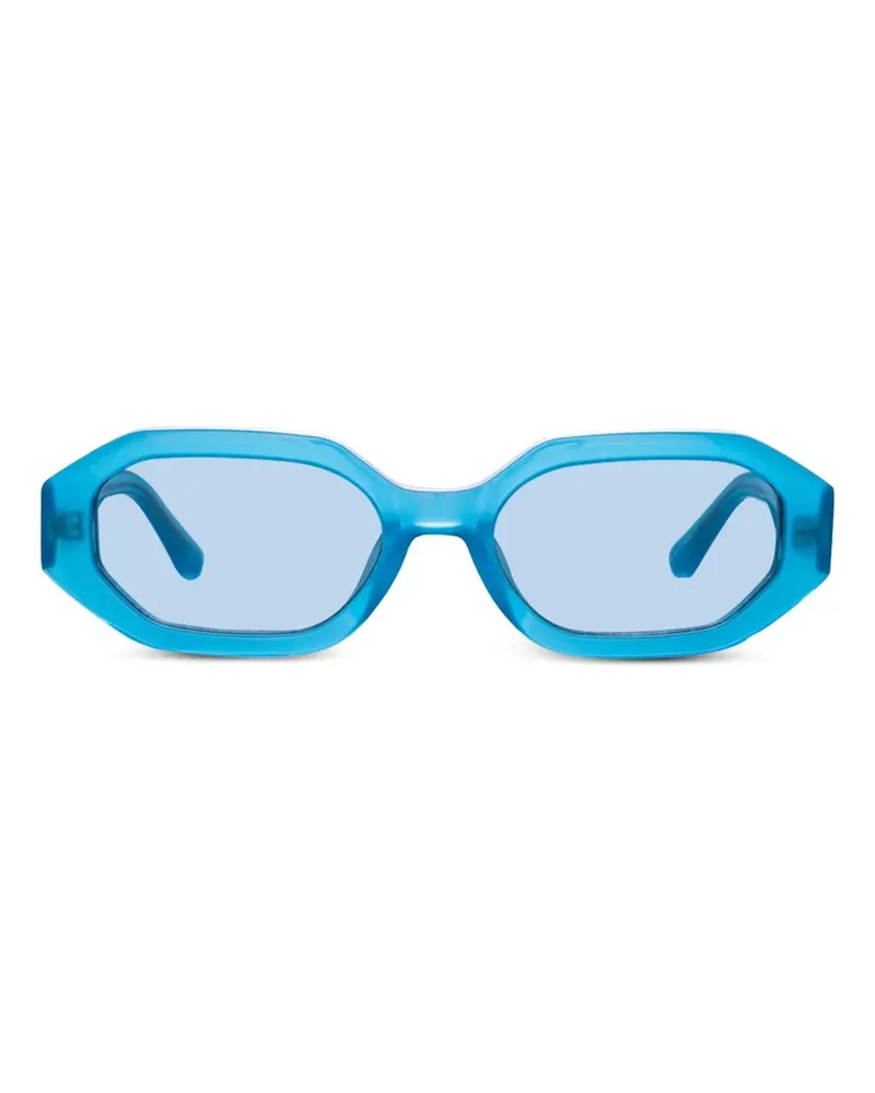 ATTICO Sonnenbrille mit geometrischem Gestell - Blau Blau