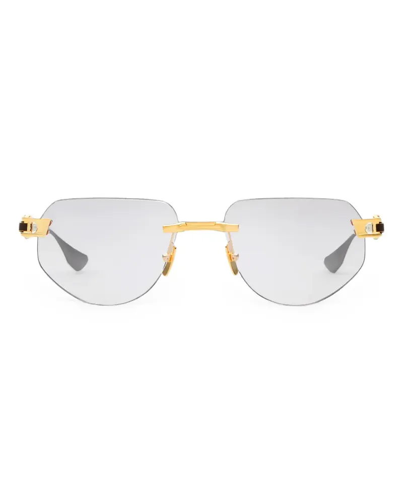 DITA Grand-Imperyn rimless geometric-frame sunglasses - Gold Gold