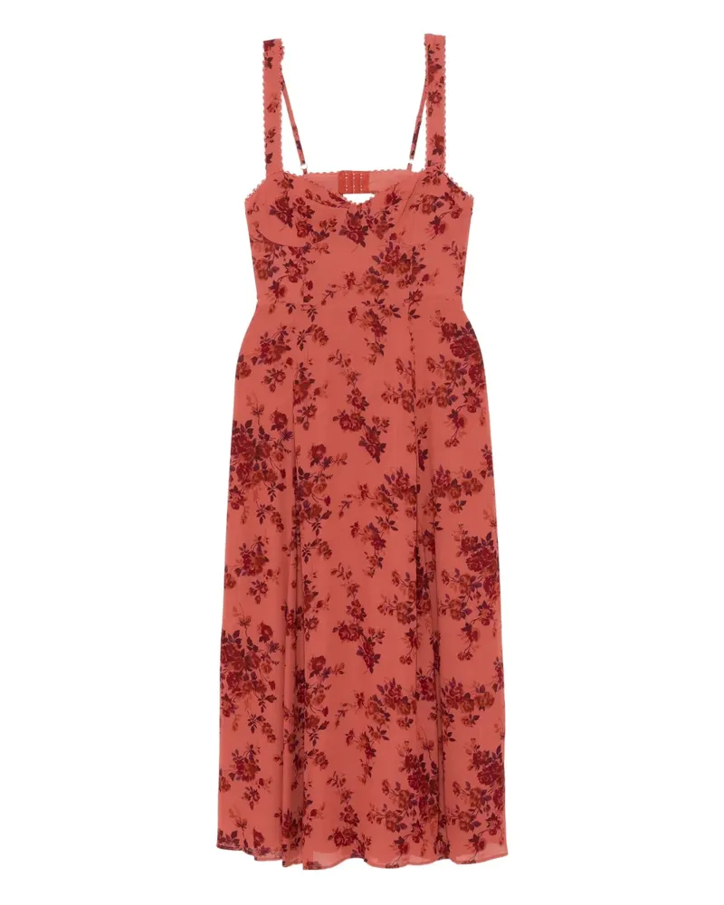Reformation Lela Kleid - Rot Rot