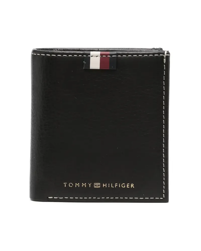 Tommy Hilfiger Portemonnaie mit Logo-Stempel - Schwarz Schwarz
