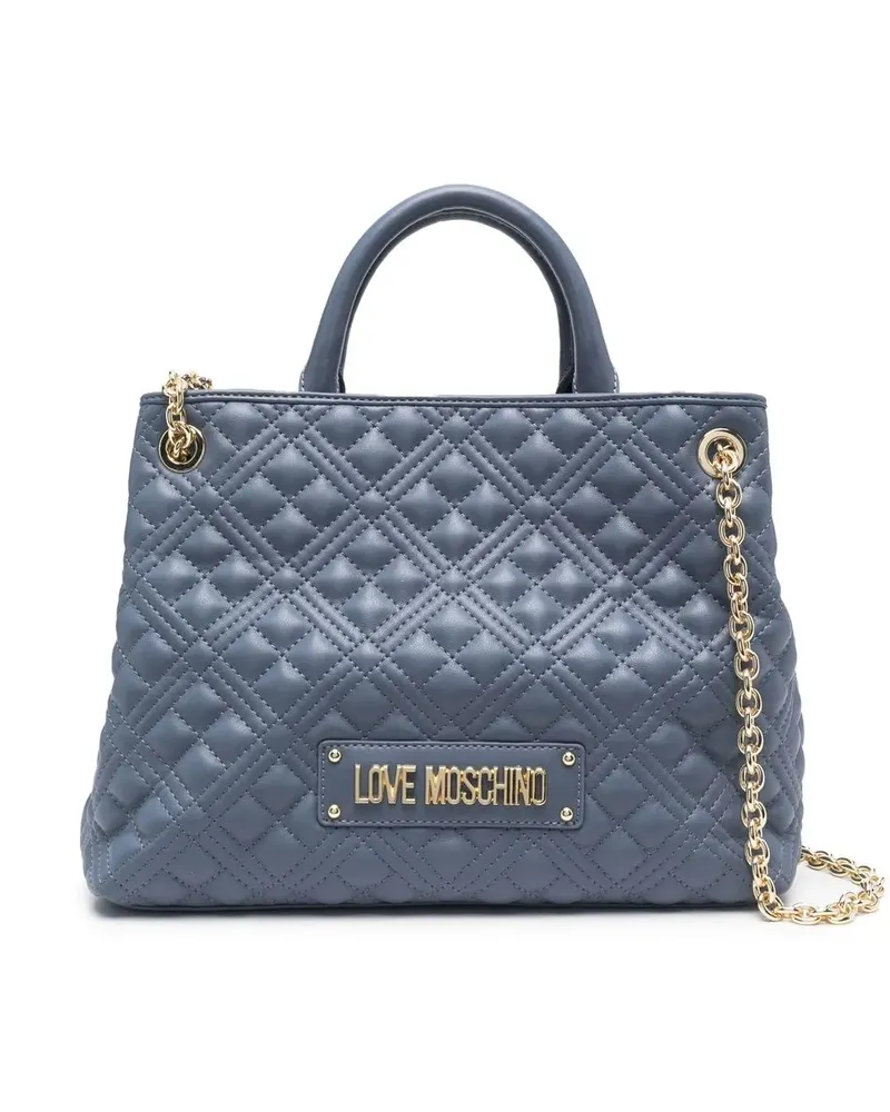 Moschino Gesteppte Tasche - Blau Blau