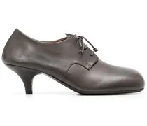 Oxford-Schuhe mit Kitten-Heel-Absatz 50mm - Grau