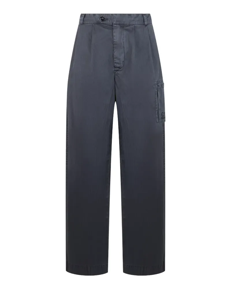 C.P. Company 50 Fili Wax cargo trousers - Blau Blau