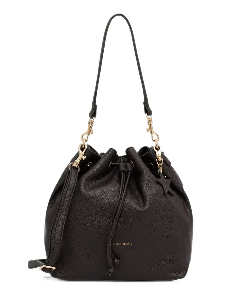 JOOP! grained-effect drawstring bucket bag - Braun Braun