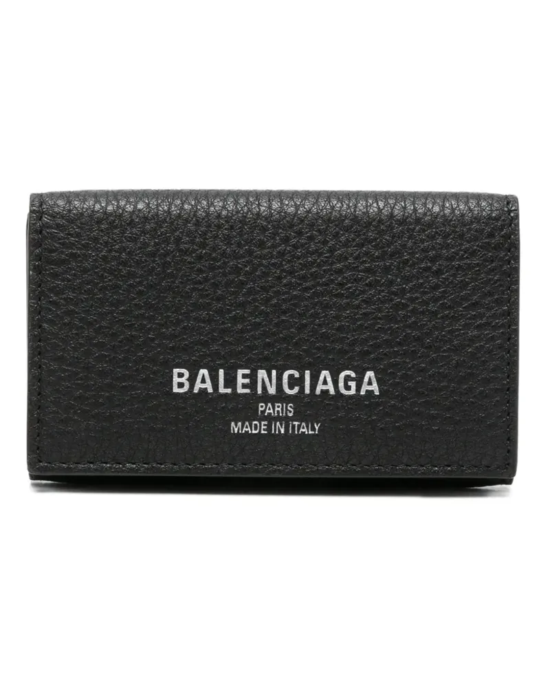 Balenciaga logo-detail keyring - Schwarz Schwarz
