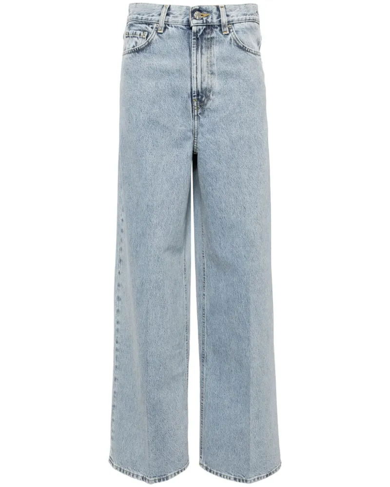 Totême Weite High-Rise-Jeans - Blau Blau