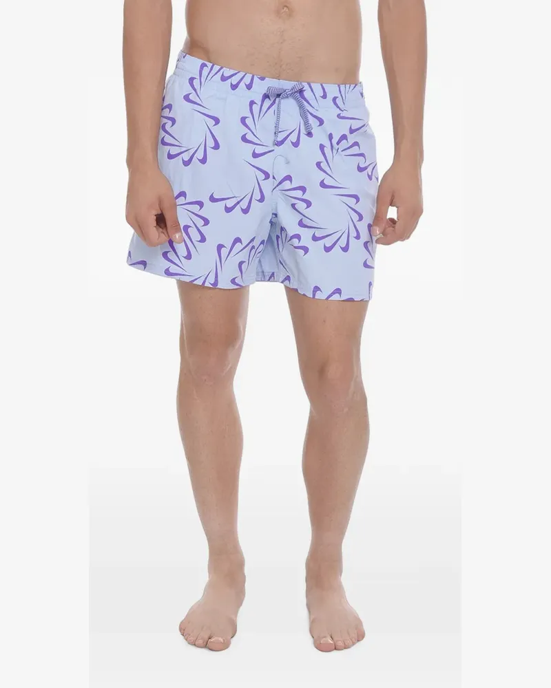 Nike Badeshorts mit Logo-Print - Blau Blau