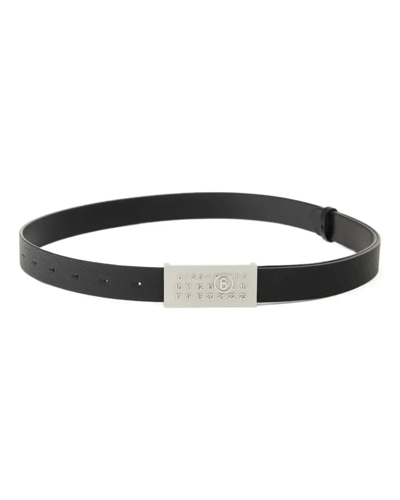 Maison Margiela Numeric Gürtel - Schwarz Schwarz