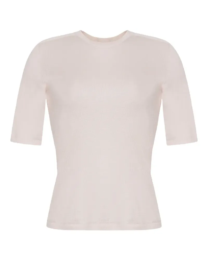 Adam Lippes Kerr short-sleeve top - Nude Nude