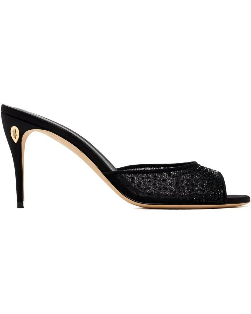 Jennifer Chamandi Guido crystal-embellished sandals - Schwarz Schwarz
