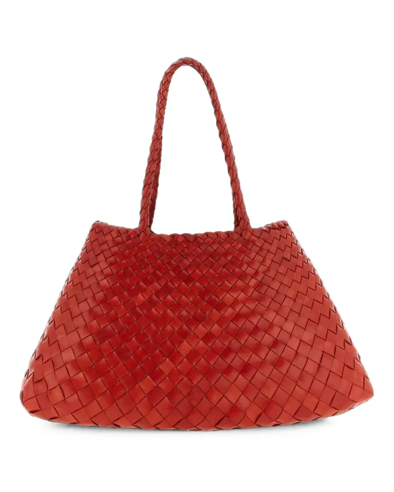 Dragon Diffusion big Santa Croce leather shoulder bag - Rot Rot