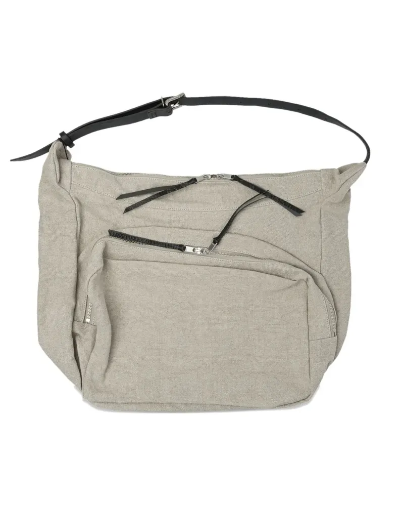 nonnative Schultertasche mit Reißverschluss - Nude Nude