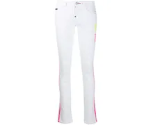 Skinny-Jeans im Neon-Look - Weiß