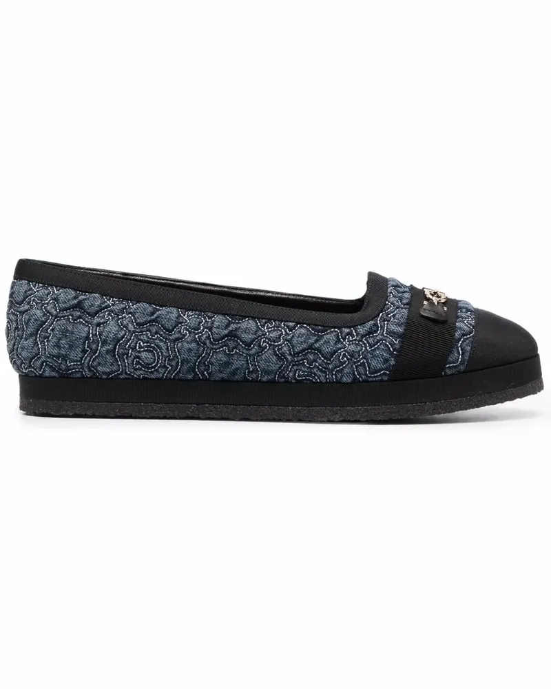 Ferragamo Gancini Galore Slipper - Schwarz Schwarz
